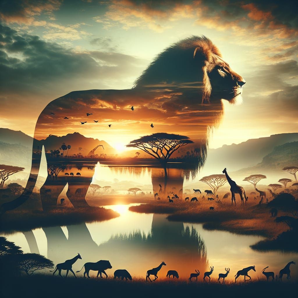The king of Serengeti   by @Spain
