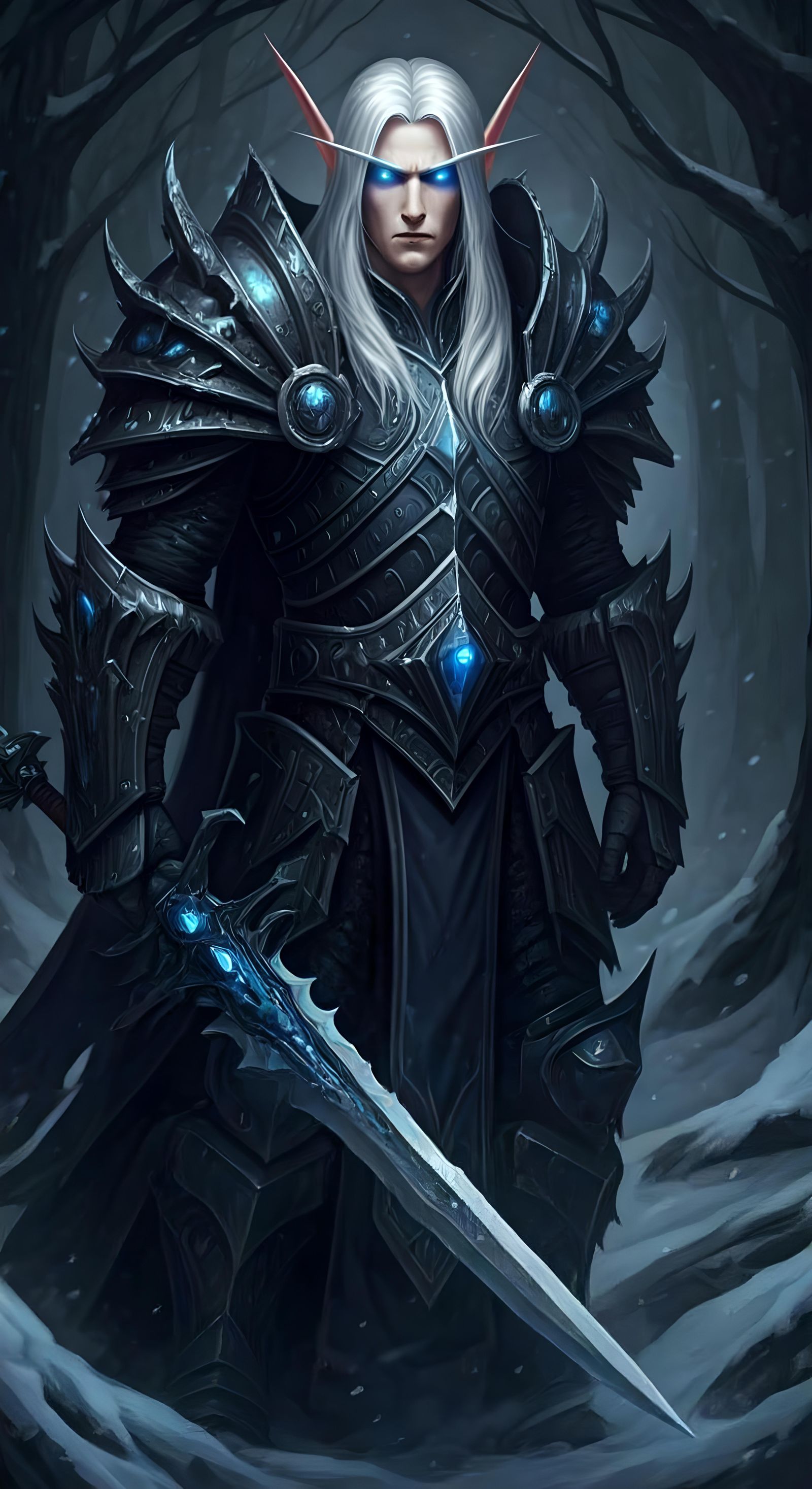 Blood Elf Unholy and Frost Death Knight