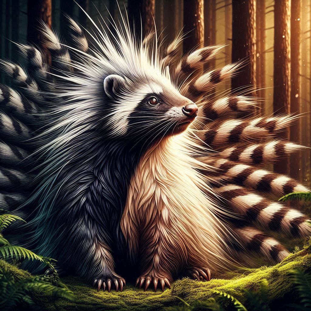Porcupine raccoon hybrid