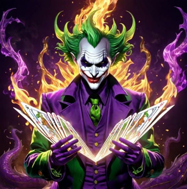 Joker flaming