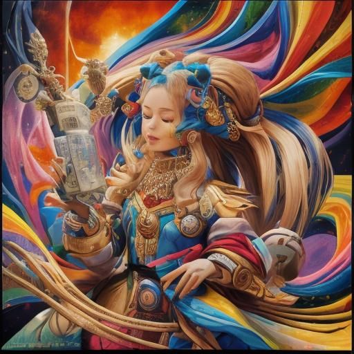 Whimsical dreamy Anthropomorphic Venus Hybrid Humanoid Venus...