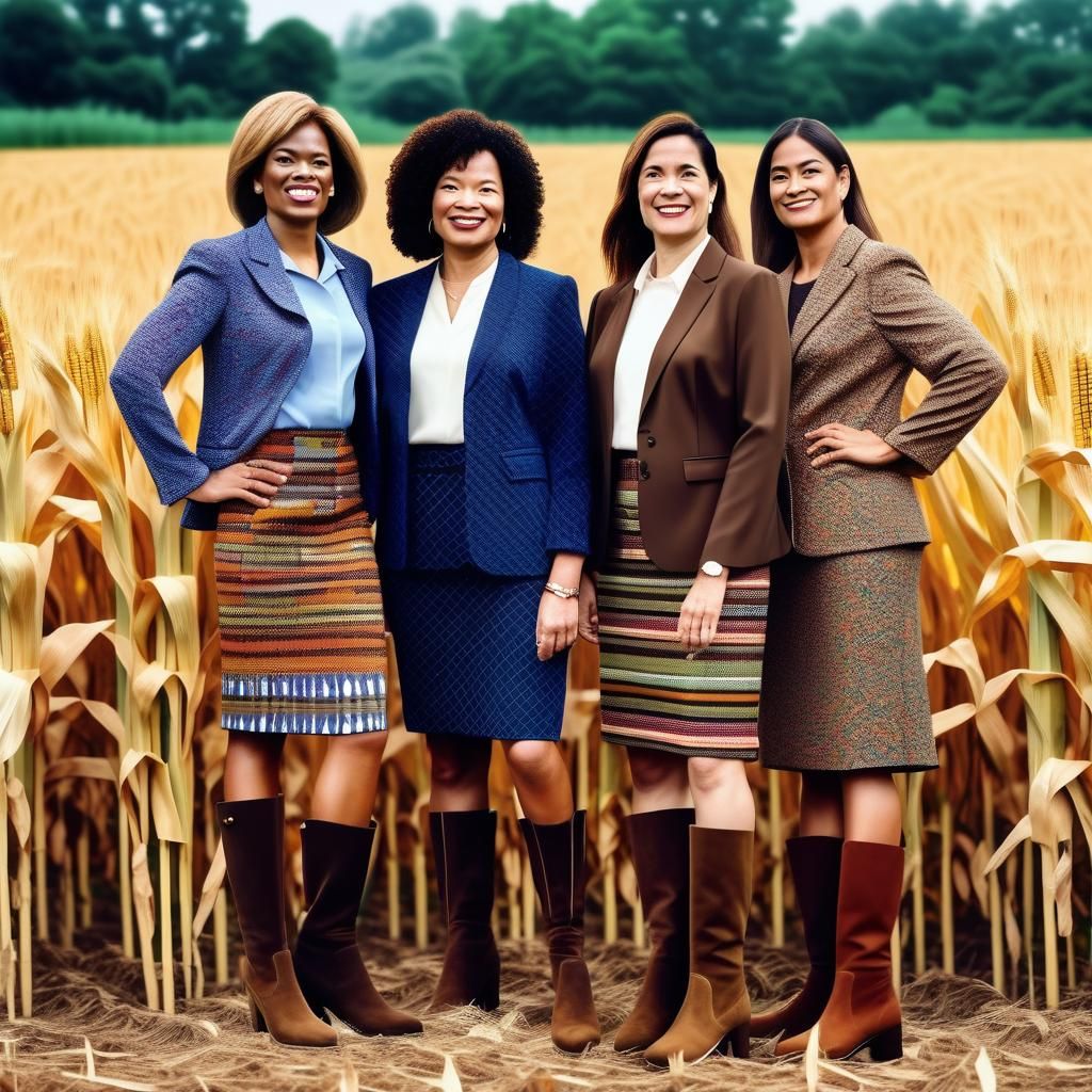 "Outstanding in their field" brown