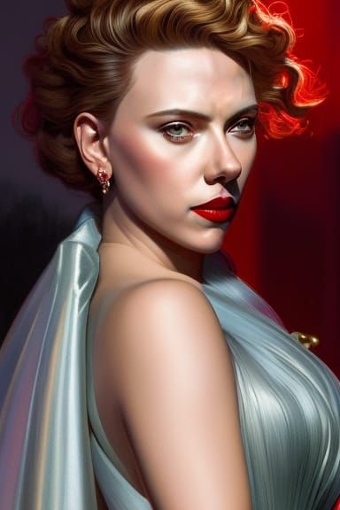 Scarlett Johansson - AI Generated Artwork - NightCafe Creator