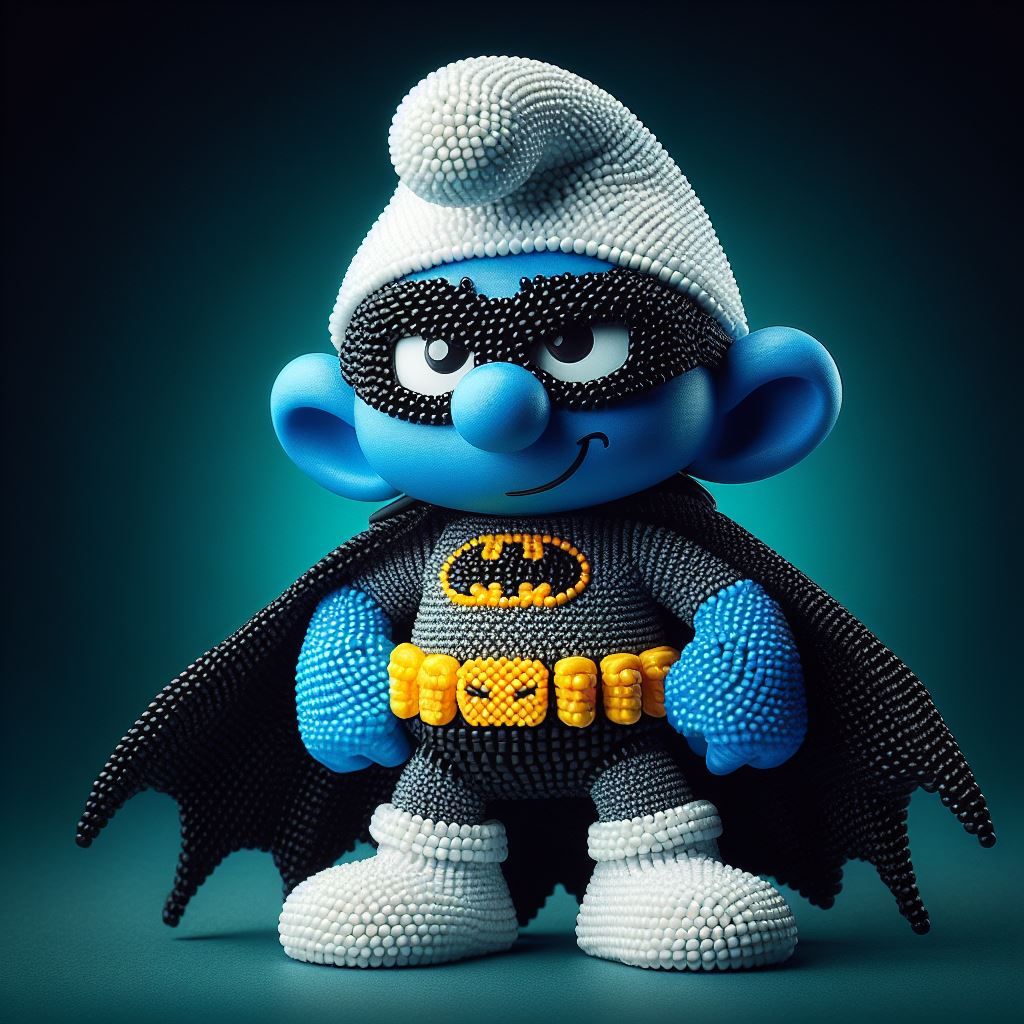 Smurf Batman