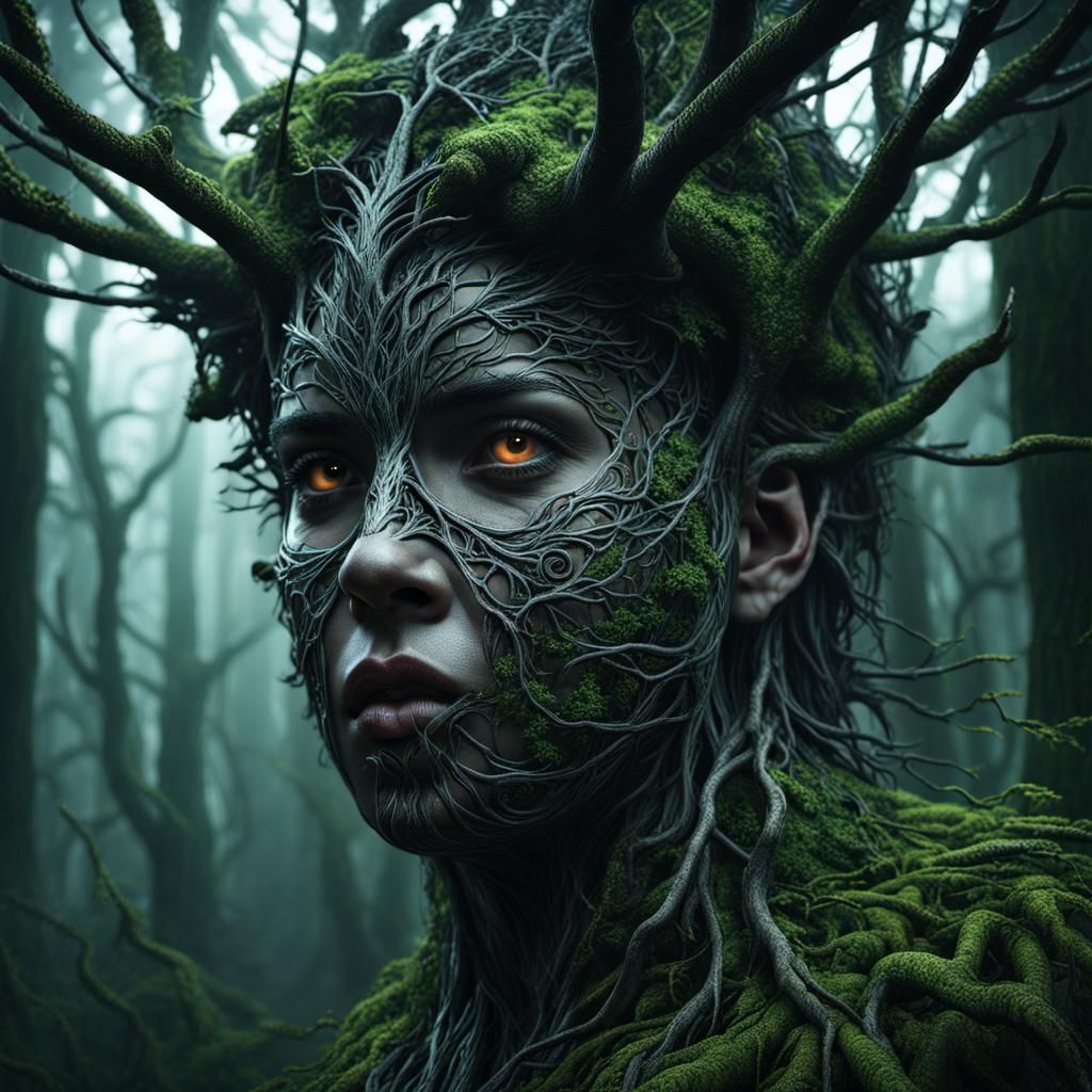 The goddess of the forest - AI Generated Artwork - NightCafe Creator