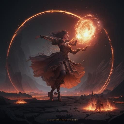 fire dance - AI Generated Artwork - NightCafe Creator