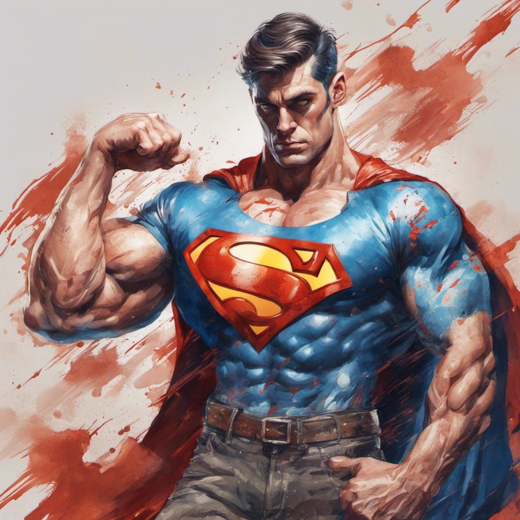 Portrait of superman