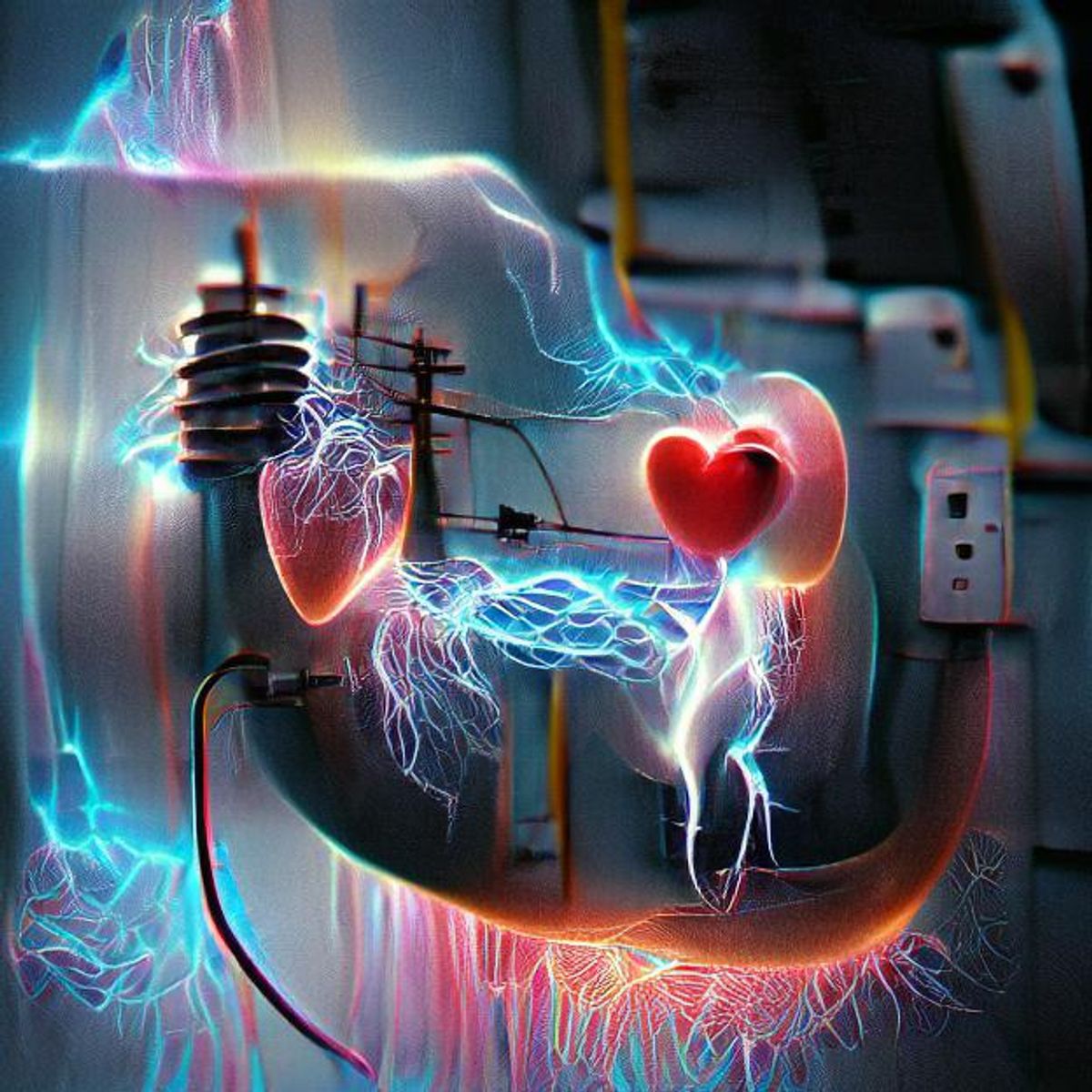 electric love AI Generated Artwork NightCafe Creator