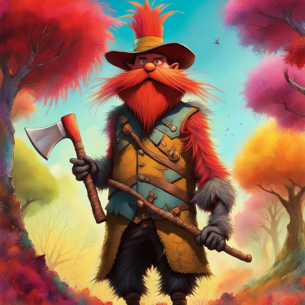 Gimli as the Lorax - AI Generated Artwork - NightCafe Creator