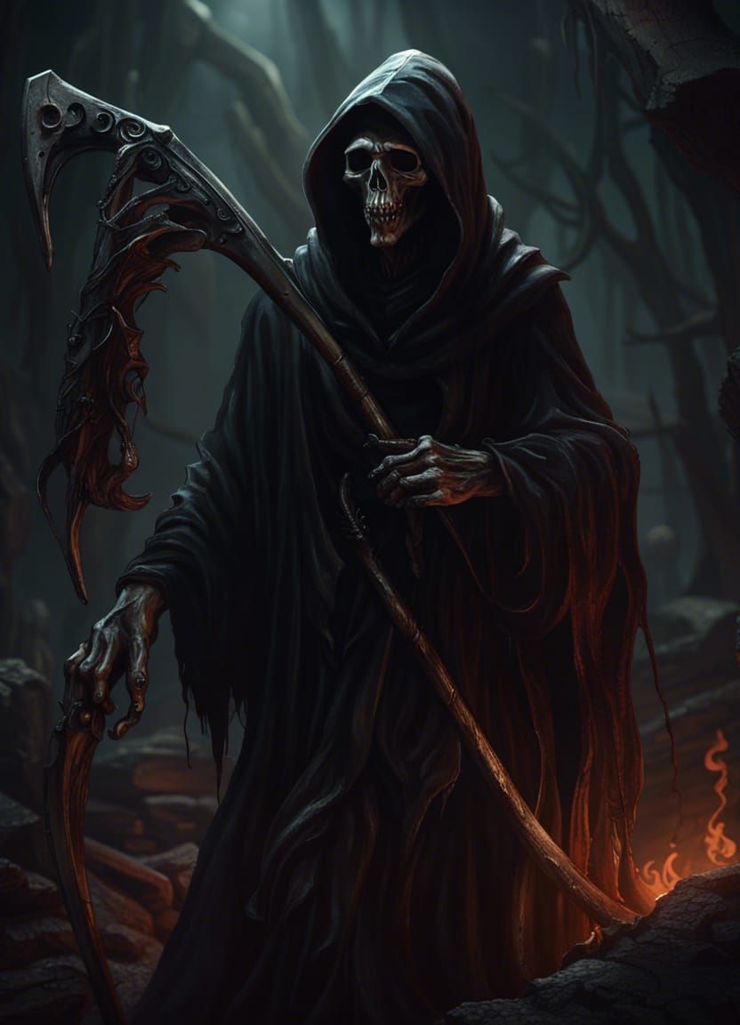 Grim Reaper - AI Generated Artwork - NightCafe Creator