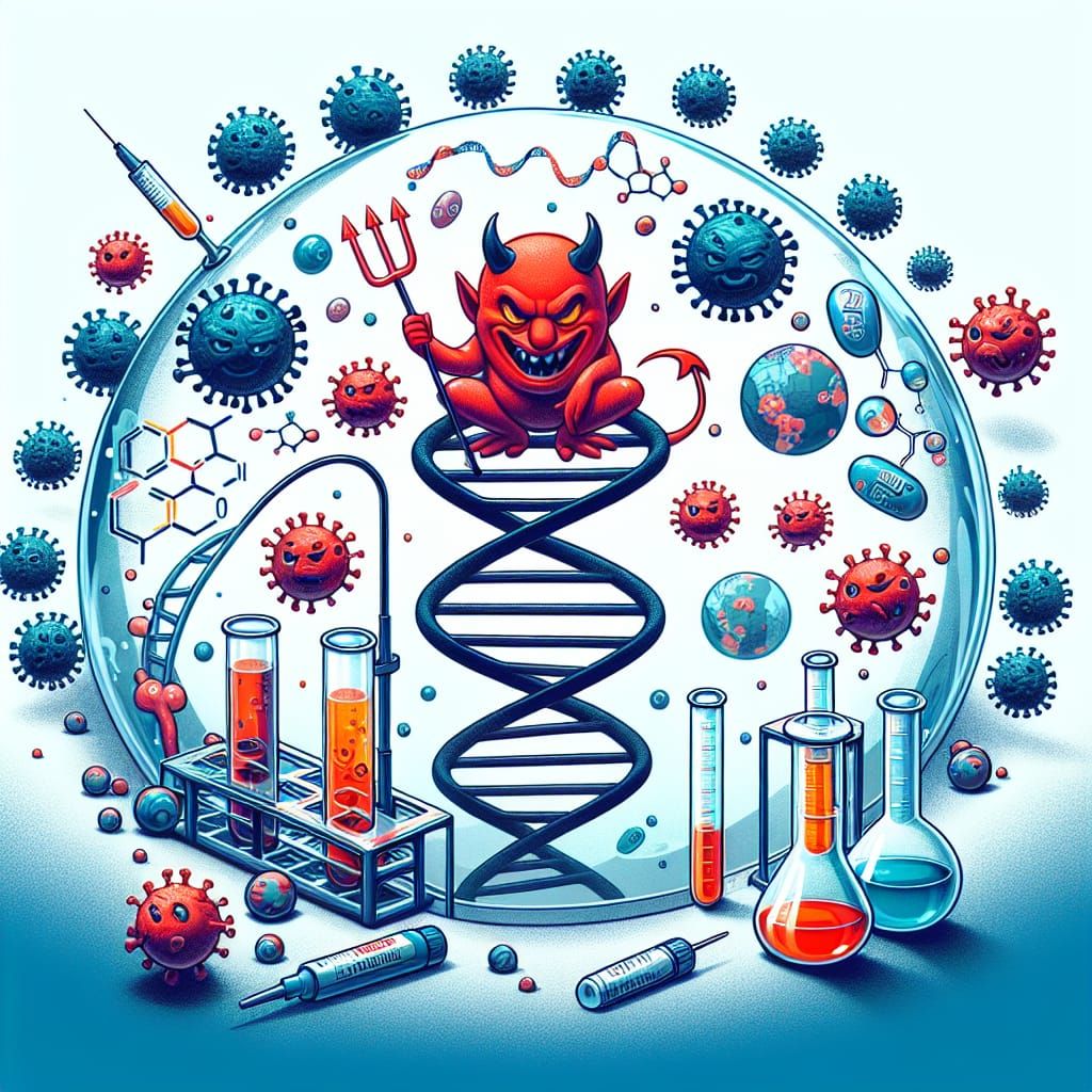 Microscopic World: Viruses, DNA, Devil, and Science