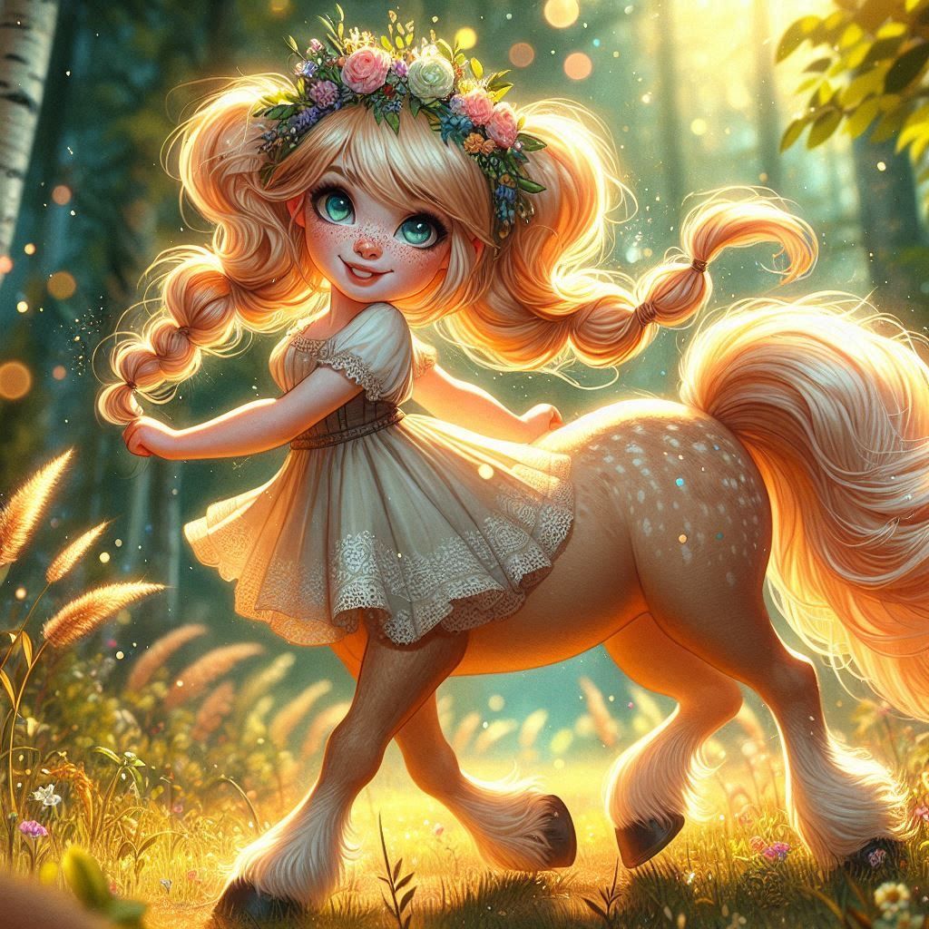 Shetland Centaur Girl