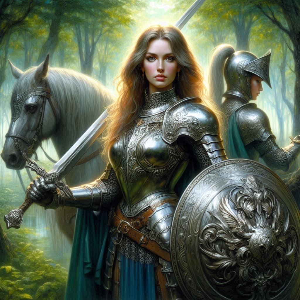 Elysia and her Shieldmaiden