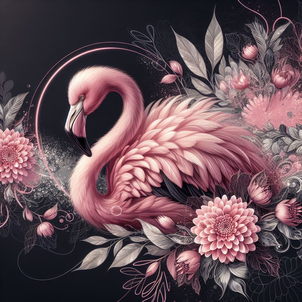 Pretty Pink flamingo