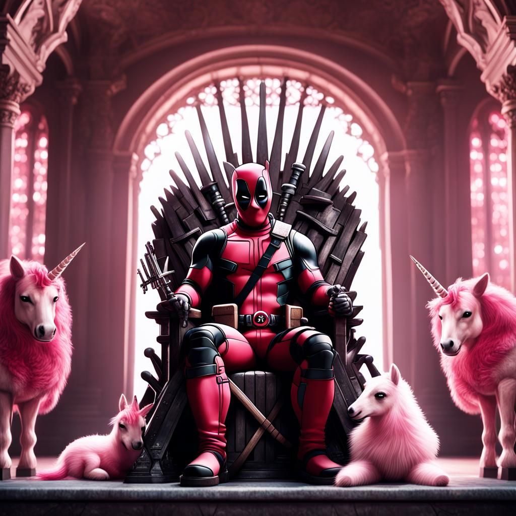 Deadpool, mother ... heu ... father of dragons ...  by @AInunnaki