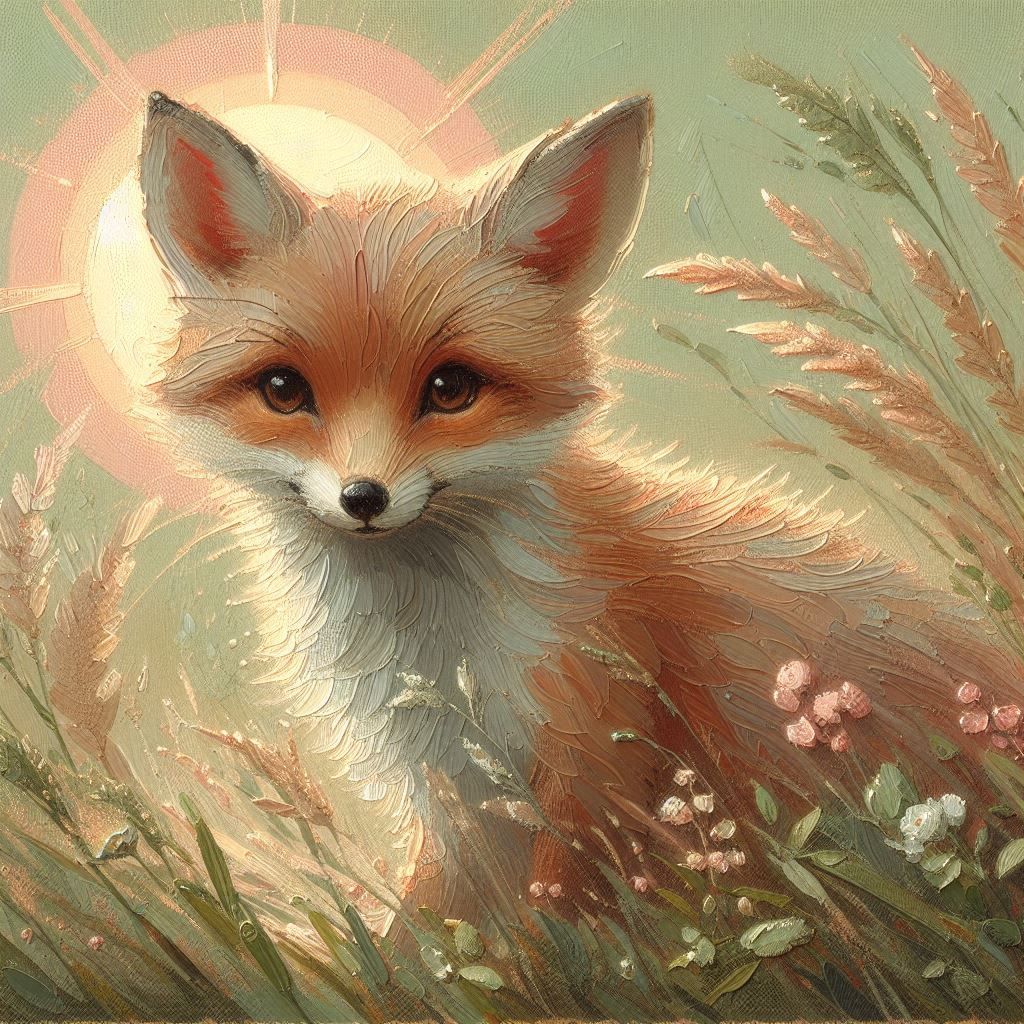 Whimsical Meadow Wanderer