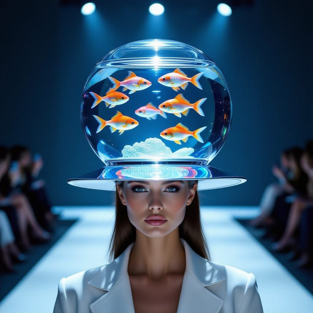 The Fish Bowl Hat  by @Bart Mertens from Belgium