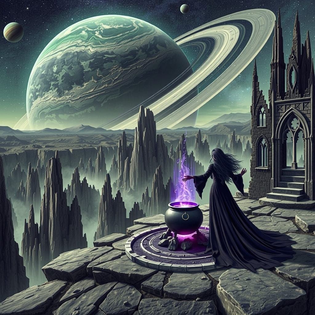 Illustration for "Ballade of Miranda's spells"