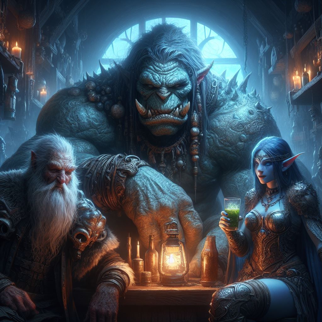 Out of the three, any woman who drinks green death like that...