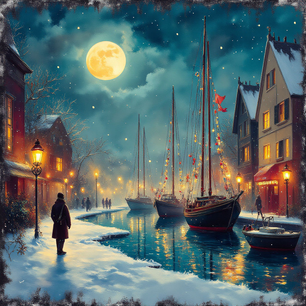 Japanese fleet of fishing boats