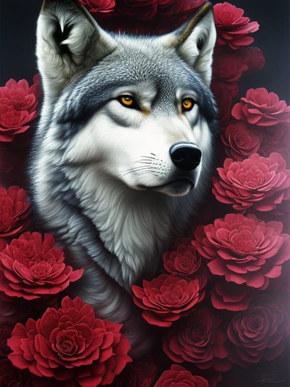 Wolf Gray - AI Generated Artwork - NightCafe Creator