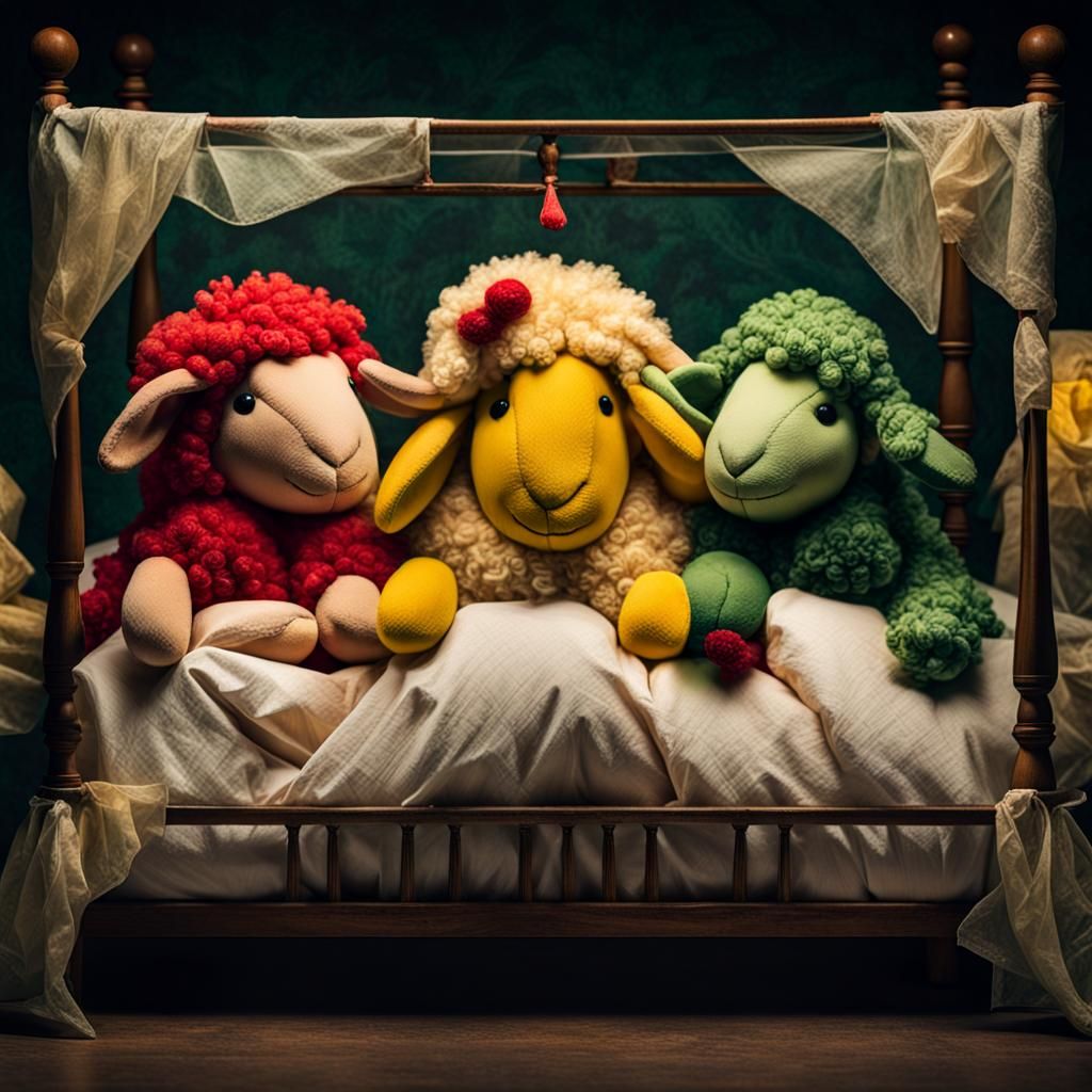 Colorful Sheep AI Generated Artwork NightCafe Creator colorful-sheep-ai-generated-artwork-nightcafe-creator