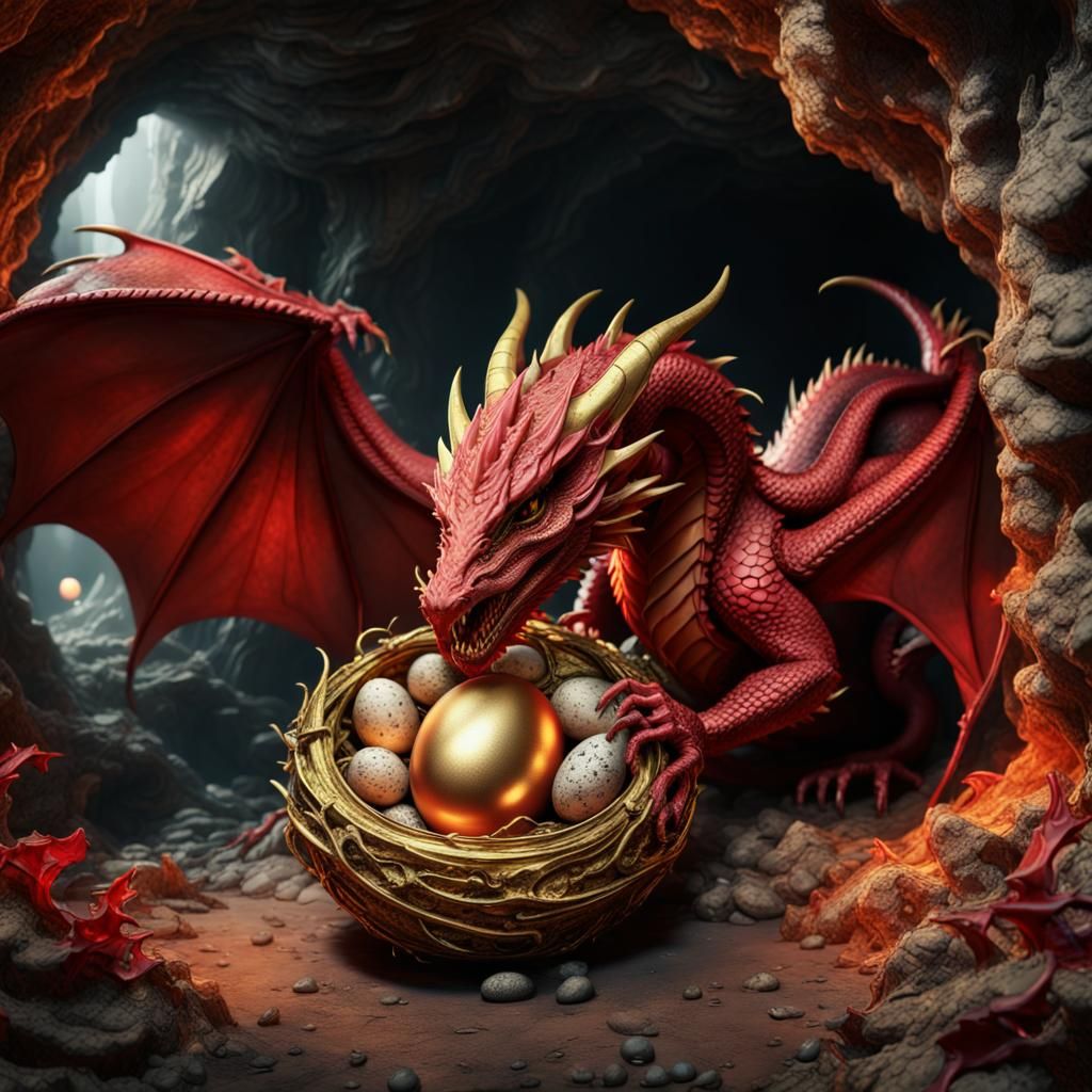 Dragon nest   by @SolitaryWeaver
