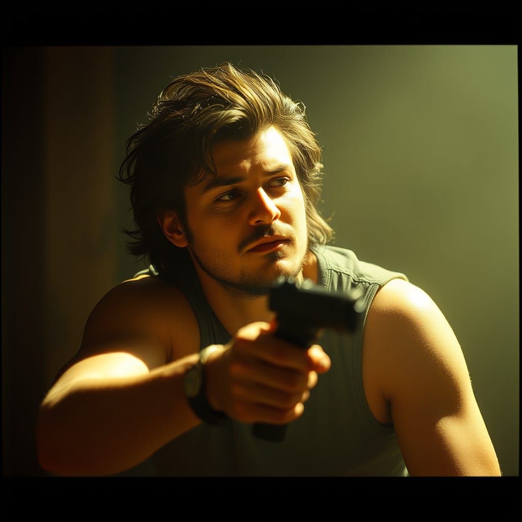 Cinematic Mouse Portrait in 35mm Film Style