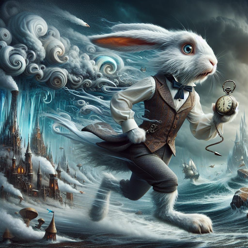The White Rabbit  by @Shywolf