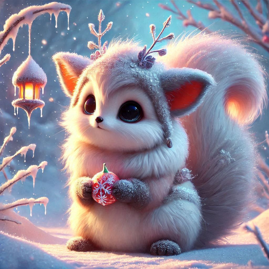 adorable fairy-tale fantasy creature portrait..