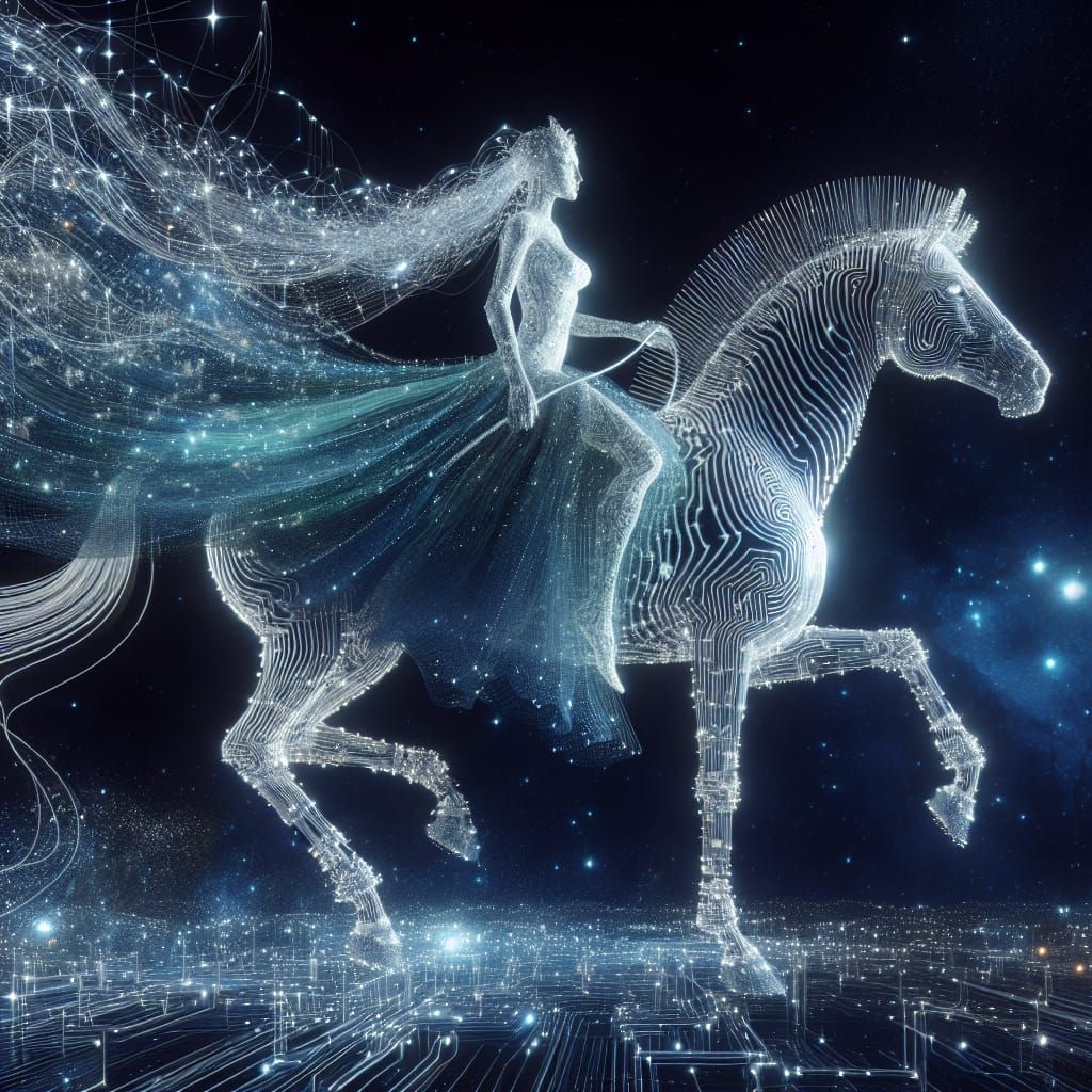 A thousand points of light   by @Goosie Girl 