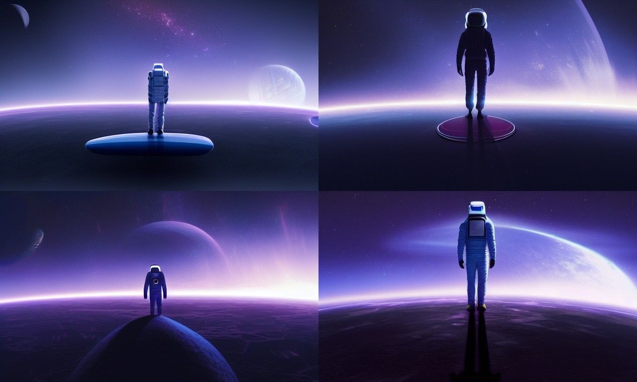In the far future, an mysterious unknown astronaut wanders t...