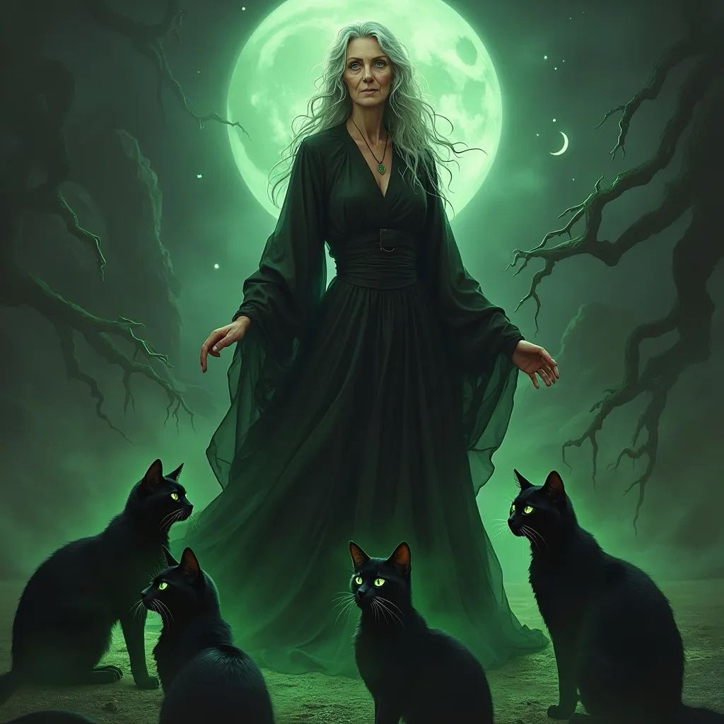Enchanted Nocturne: The Witch and Her Midnight Companions
