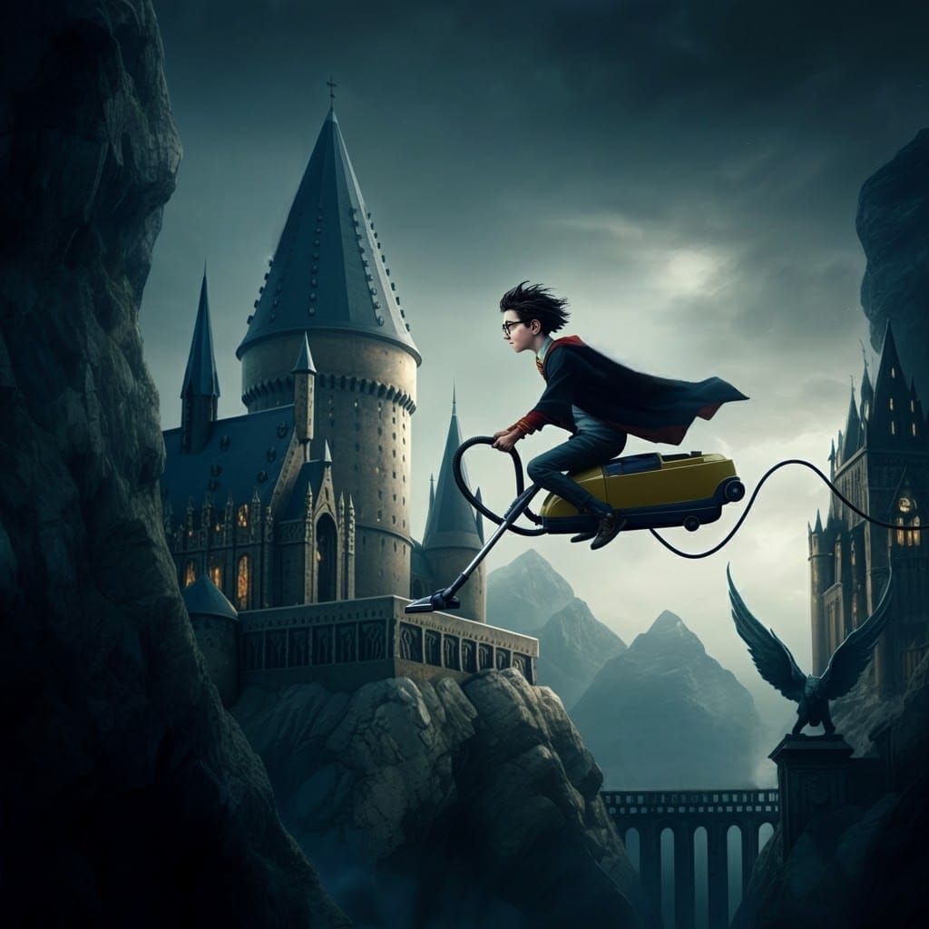 What if.......broomsticks went out of style after muggle bor...