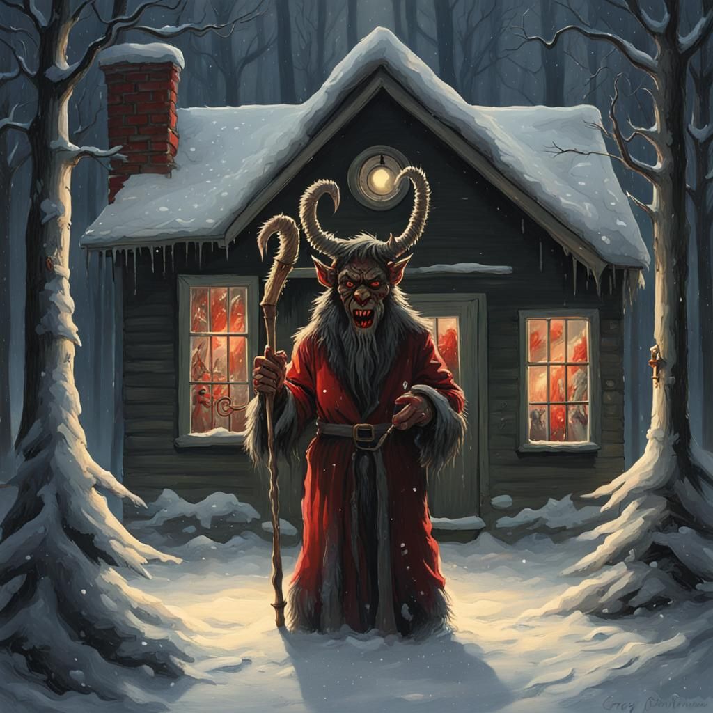 Krampus Day AI Generated Artwork NightCafe Creator