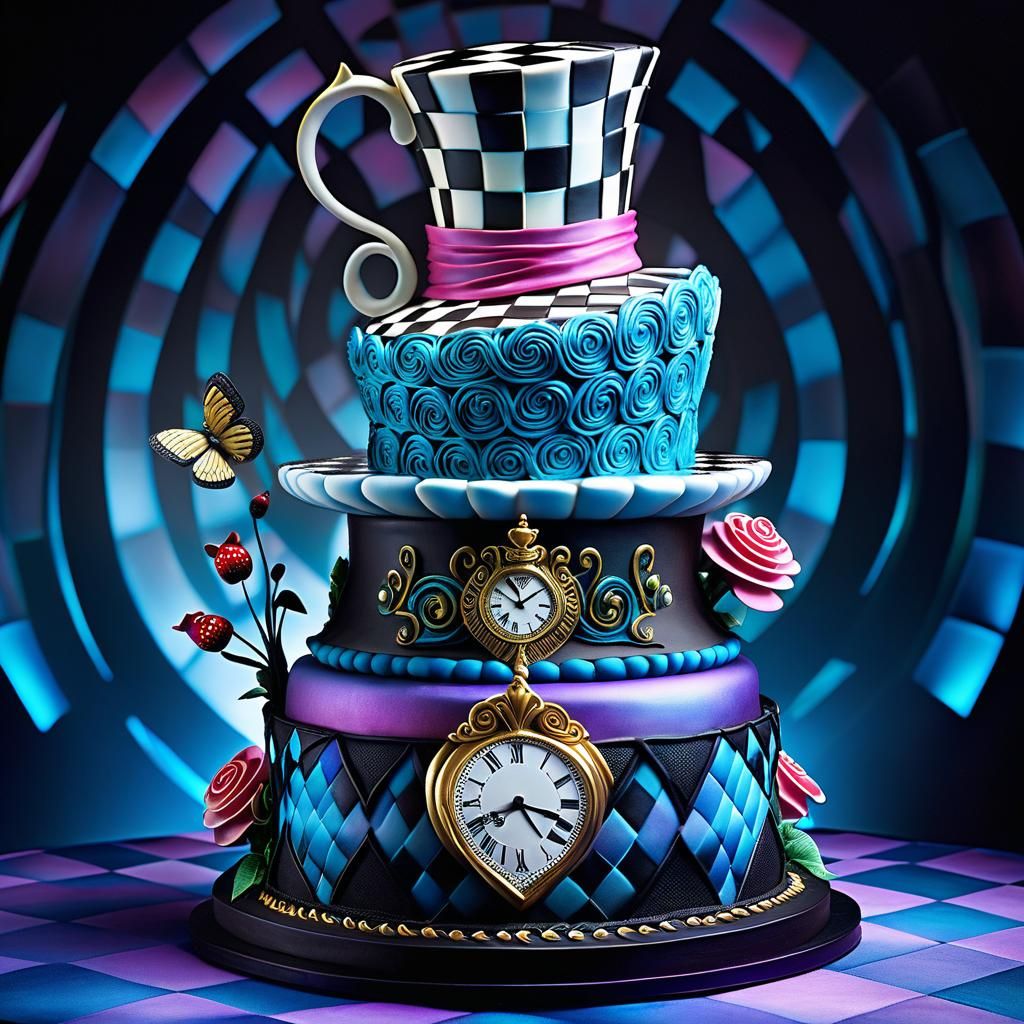 Mad Hatter’s Cake   by @Lovecraft