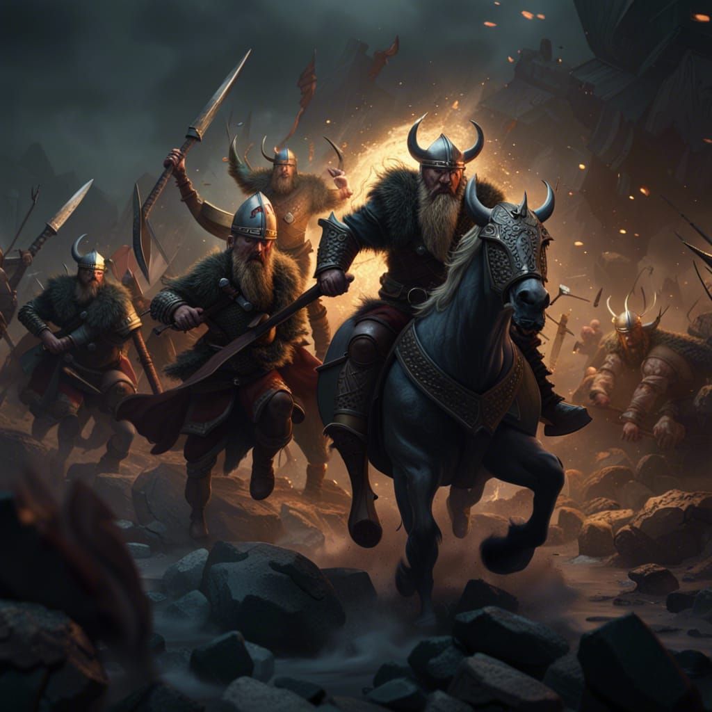 Into battle