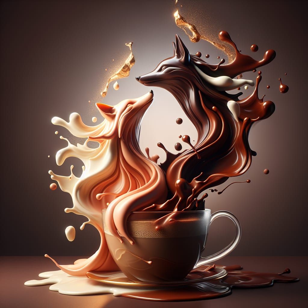 Hot Chocolate Fox Dance  by @Karen Ridley