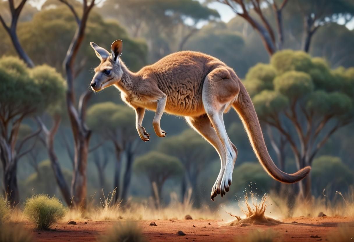Bouncing Kangaroo  by @MissVormt
