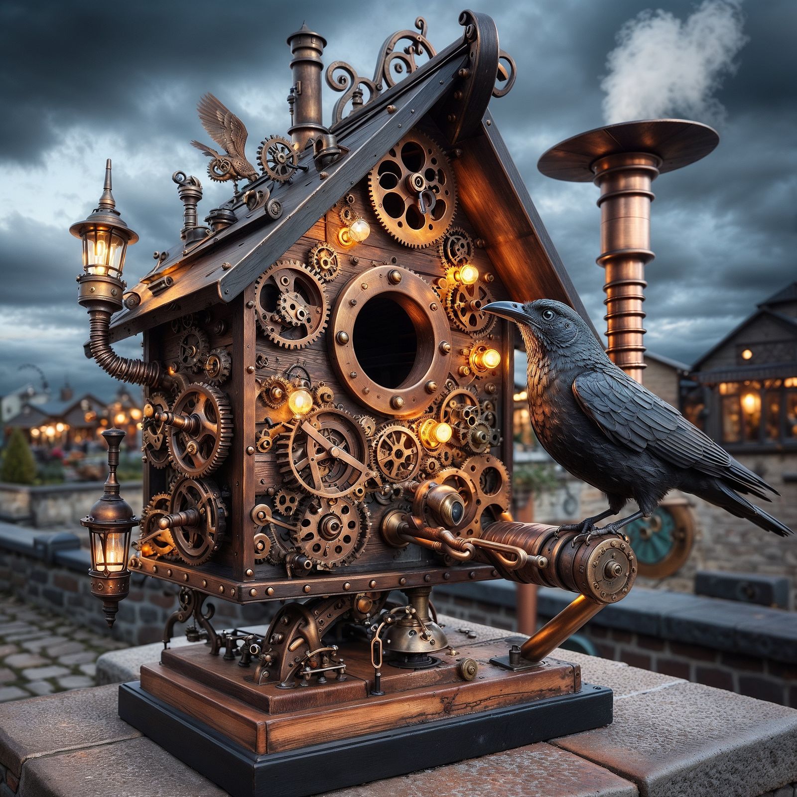 Steampunk Crowhouse