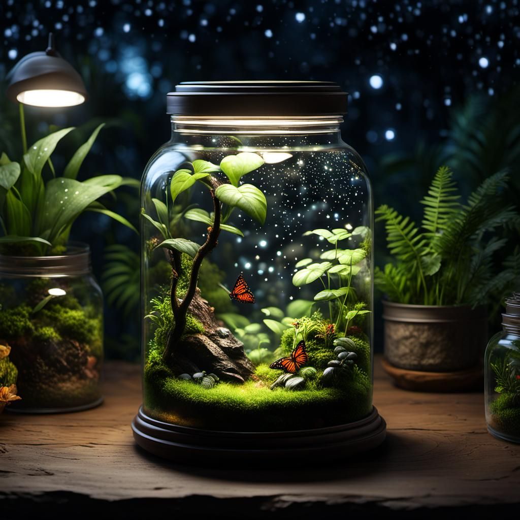 Magical terrarium  by @AsfK