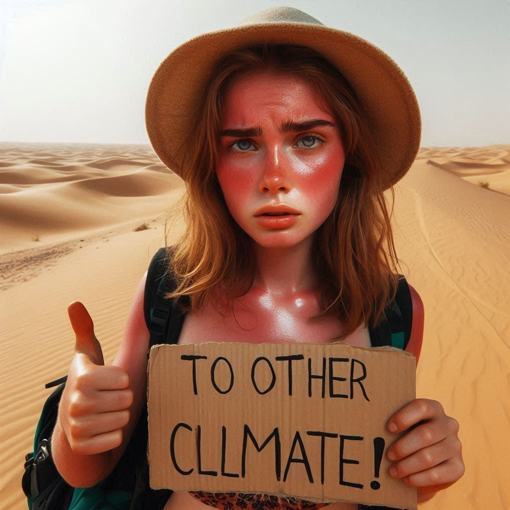 To another climate please!