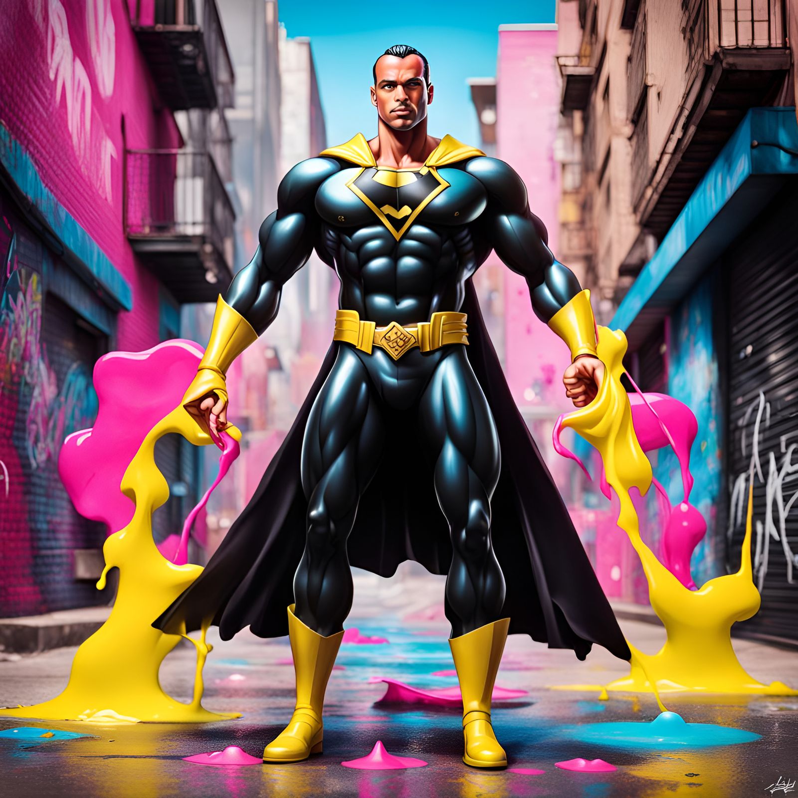 Black Adam 02 - AI Generated Artwork - NightCafe Creator