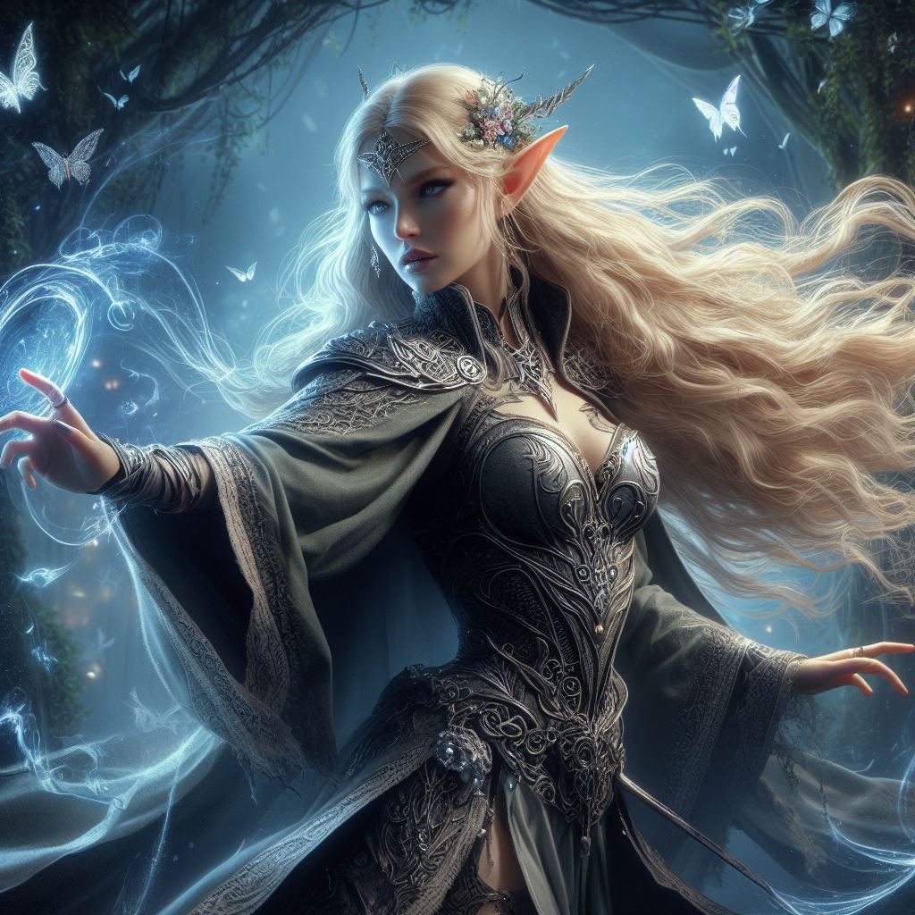 Elven sorceress