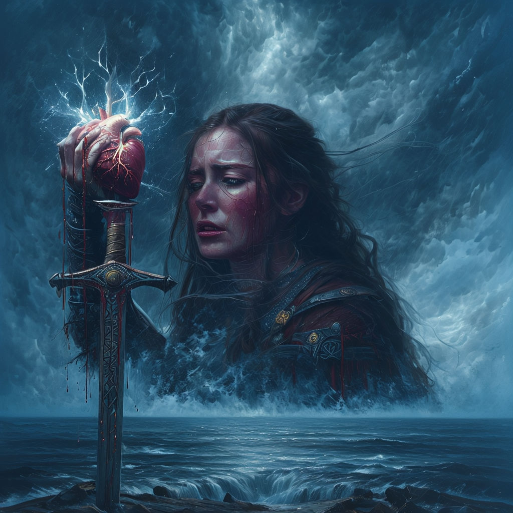 Hjördís' Sacrifice: The Heart of Eternal Love"