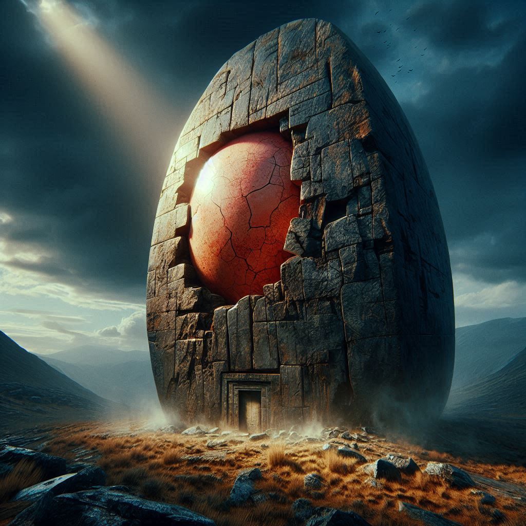 Eggxaggerated Eggxistential Eggxistence