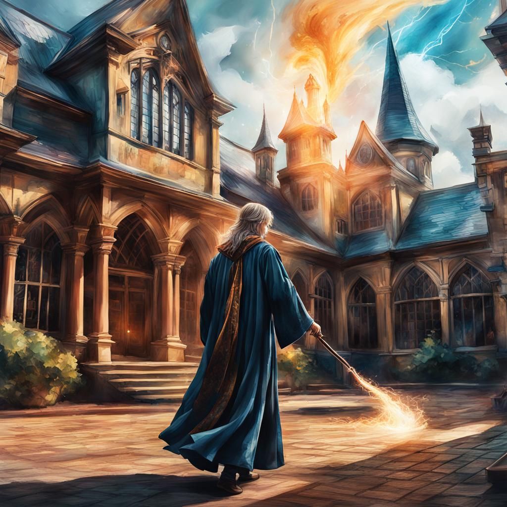 Wizard, Casting a Spell   by @Fince Army