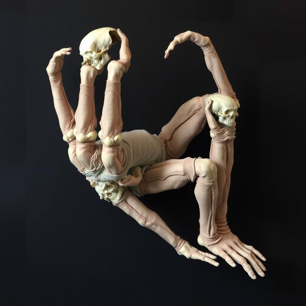 Surrealist Limbs and Digits Composition