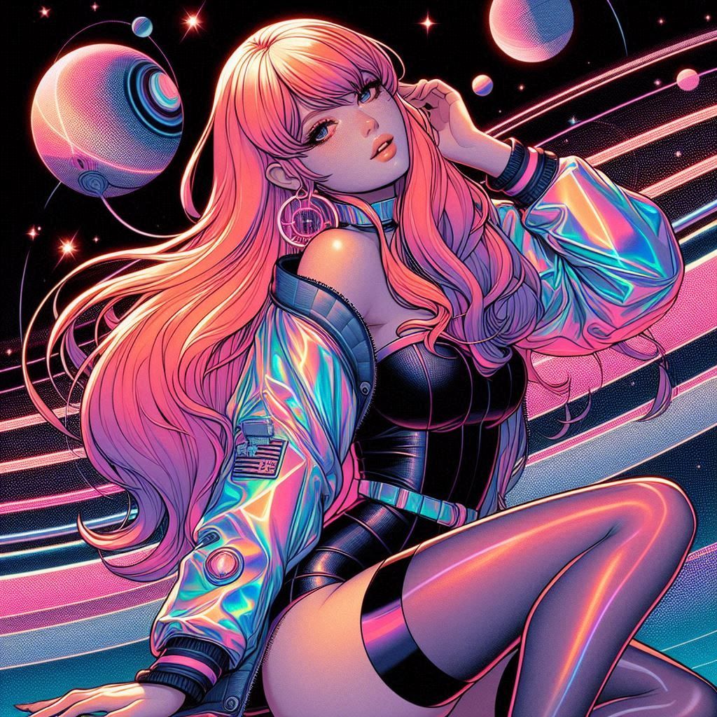 (((70s 80s))) (((sci-fi))) art (((hajime sorayama))) (((retr...