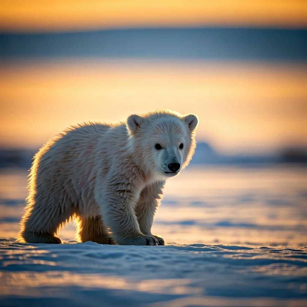 Ethereal White and Red Wolf in Vibrant Cinematic Hues